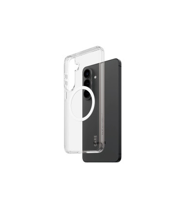 CARE by PanzerGlass Urban Explorer Case Transparent w. White Qi Samsung New Galaxy S26 Plus | PanzerGlass