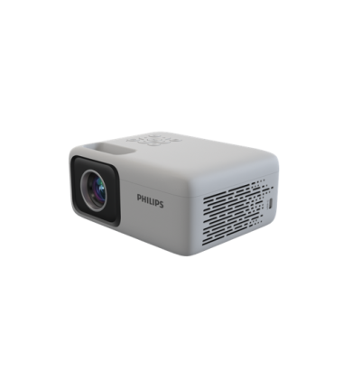 Philips NeoPix 106 Projector, HD ready (1280x720), 100 ANSI lumens, Gray, Wi-Fi