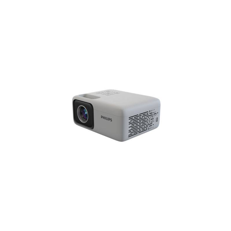 Philips NeoPix 106 Projector, HD ready (1280x720), 100 ANSI lumens, Gray, Wi-Fi