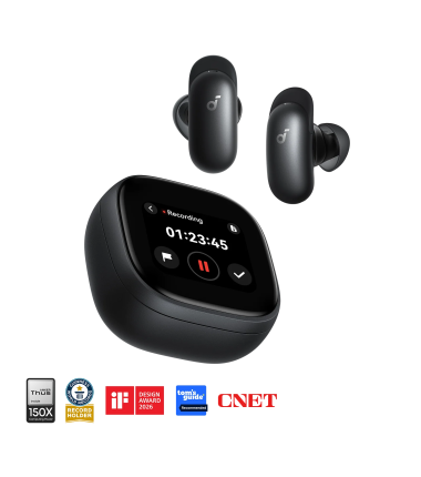 Anker Soundcore Wireless Earbuds | Liberty 5 Pro Max | Bluetooth | In-Ear | Microphone | Black | Noise canceling | Noise reducti