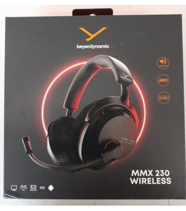 SALE OUT. Beyerdynamic MMX 230 Black Bluetooth ANC Headphones, Wireless | Beyerdynamic Headphones | MMX 230 | Bluetooth | Over-E