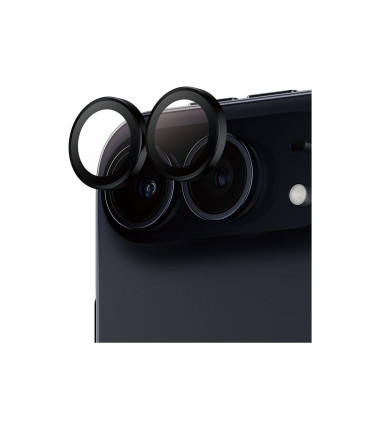 PanzerGlass Hoops | Camera Lens | Apple | iPhone Duo | Metal/Silicone | Black