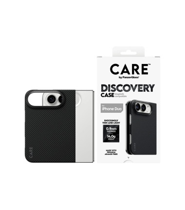 PanzerGlass Discovery Case | Back cover | Apple | iPhone 2026 Fold | Recycled plastic | Black