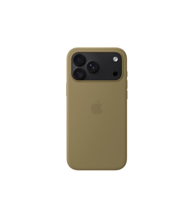 APPLE iPhone 18 Pro Max Silicone Case with MagSafe - Olive | Apple