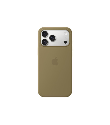 APPLE iPhone 18 Pro Max Silicone Case with MagSafe - Olive | Apple