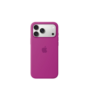 APPLE iPhone 18 Pro Max Silicone Case with MagSafe - Magenta | Apple