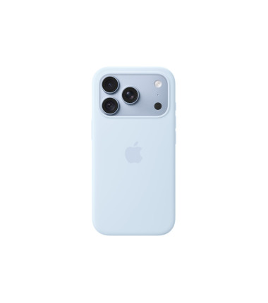 APPLE iPhone 18 Pro Silicone Case with MagSafe - Crisp Blue | Apple