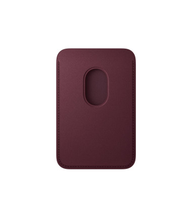 APPLE iPhone FineWoven Wallet with MagSafe - Burgundy | Apple
