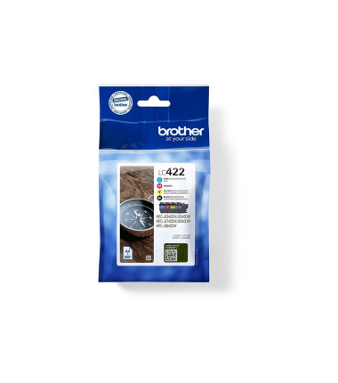 Brother LC422VAL | Ink Cartridge | Black, Cyan, Magenta, Yellow