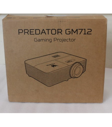 SALE OUT. Acer PREDATOR GM712 Projector, DLP, 4K UHD, 4000lm, 20000/1, HDMI, Black | SALE OUT. Acer | PREDATOR GM712 | 4K UHD (3