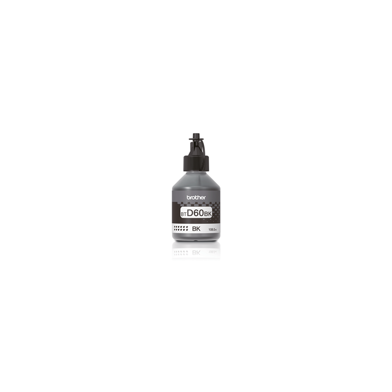 Brother Cartridge, BTD60BK, Inkjet, Black