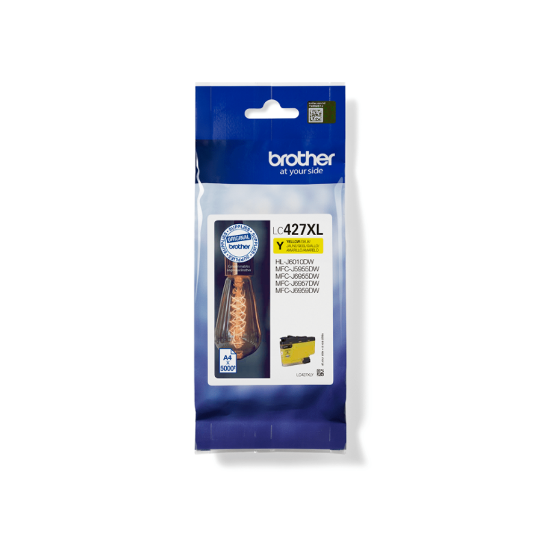 Brother LC427XLY, Ink Cartridge, Yellow