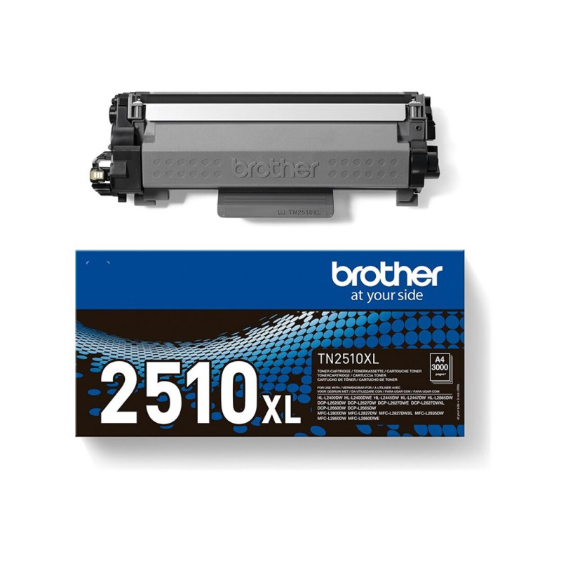 Brother TN-2510XL Toner Cartridge, Black, Brother TN-2510XL, Toner cartridge, Black Brother TN-2510XL Toner Cartridge, Black, Brother TN-2510XL, Toner cartridge, Black