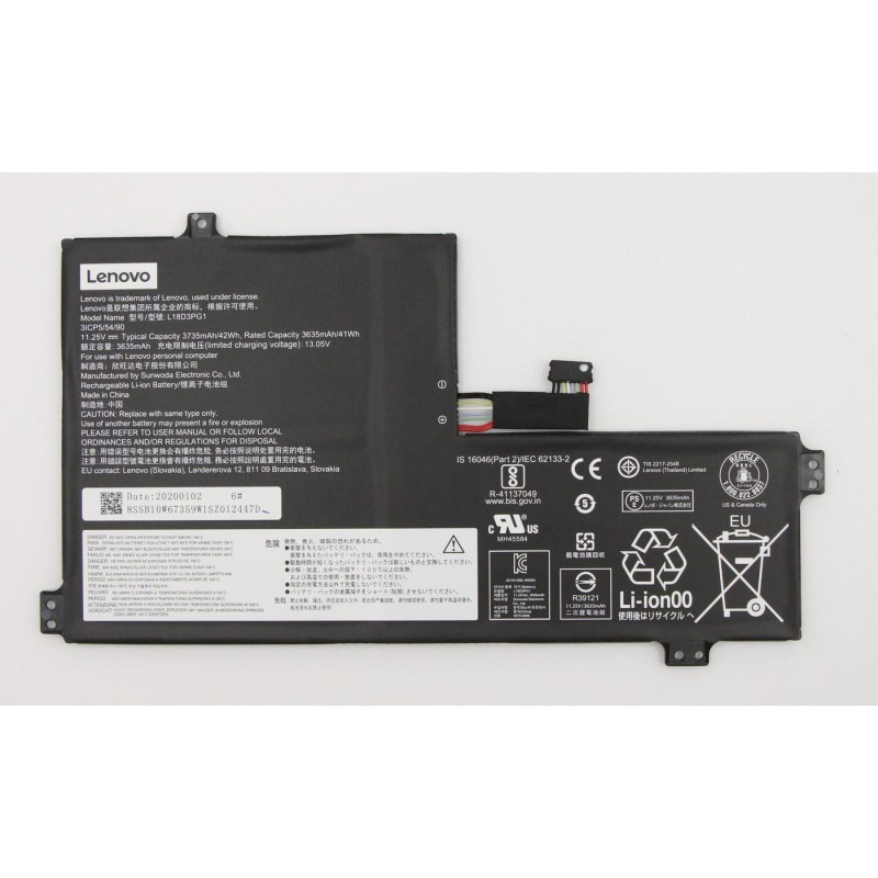 Lenovo 5B10W67306 42Wh lithium-ion laptop