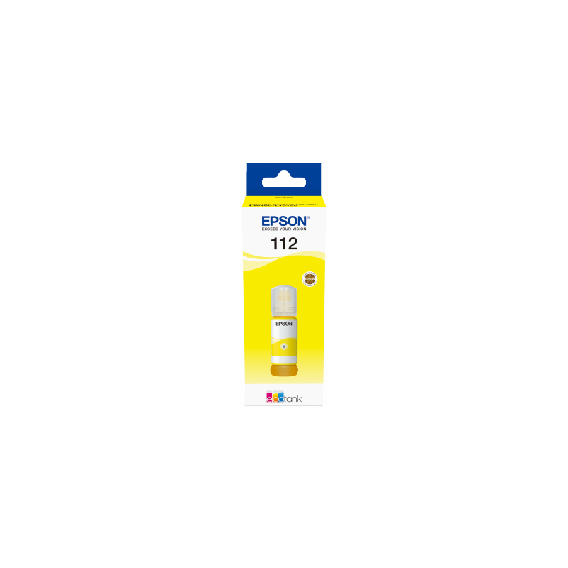 Epson 112 EcoTank Pigment, C13T06C44A, Ink Bottle, Yellow