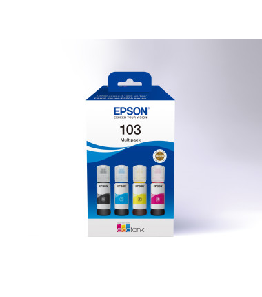 Epson 103 EcoTank, Ink Cartridge, Black, Cyan, Magenta, Yellow