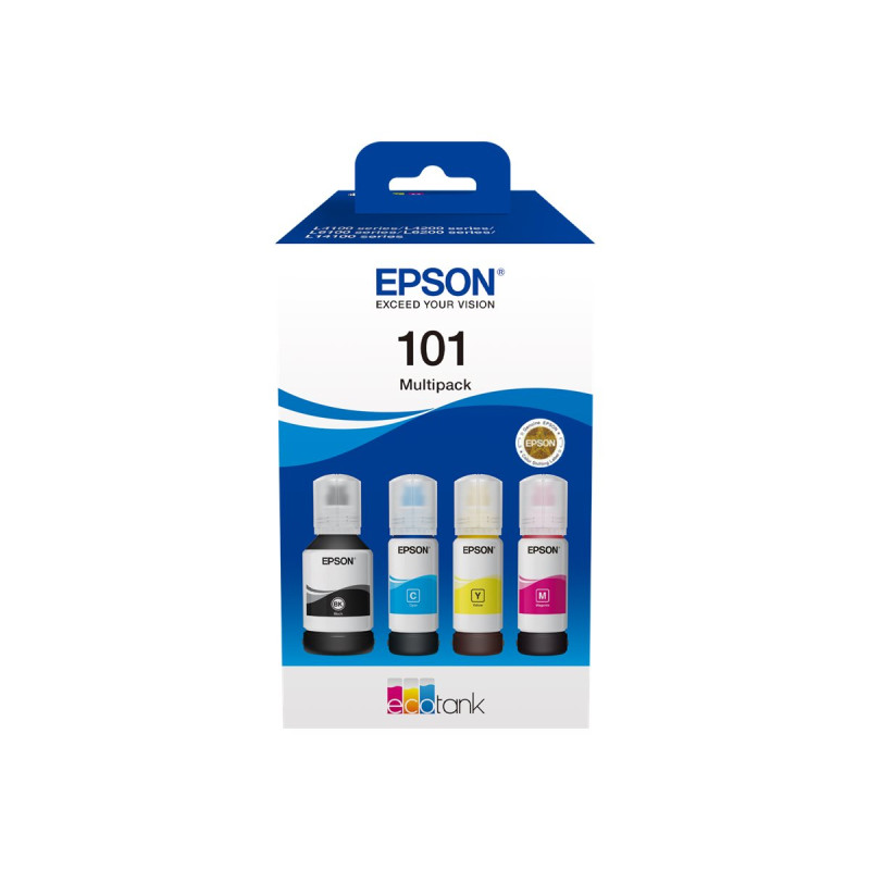 Epson Ink Consumables 4-colour, 101 EcoTank, Ink Bottle, Multipack