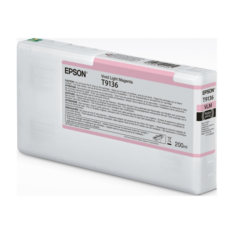 Epson Ink Cartridge, T91360N, Ink Cartrige, Vivid Light Magenta