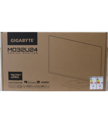 SALE OUT. Gigabyte Gaming Monitor 31,5" OLED MO32U24, SALE OUT., Gigabyte MO32U24 OLED, 31.5 ", QD-OLED, UHD, 240 Hz, 0.0