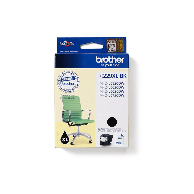 Brother LC-229XLBK, Ink Cartridge, Black