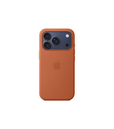 Apple iPhone 17 Pro Silicone Case with MagSafe – Terra Cotta | Apple