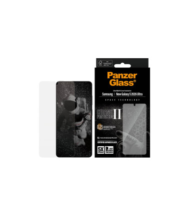 PanzerGlass Ceramic Screen Protector Samsung New Galaxy S26 Ultra | Ultra-Wide Fit w. EasyAligner | PanzerGlass