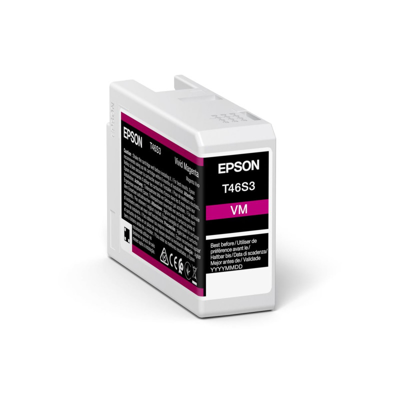 Epson Singlepack T46S3 UltraChrome Pro 10 ink 25ml, Ink tank, Vivid magenta