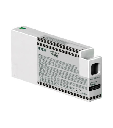 Epson Singlepack Matte Black T59680N UltraChrome HDR 350 ml, Epson Epson, T5968, Epson T5968 - matte black - original - ink c