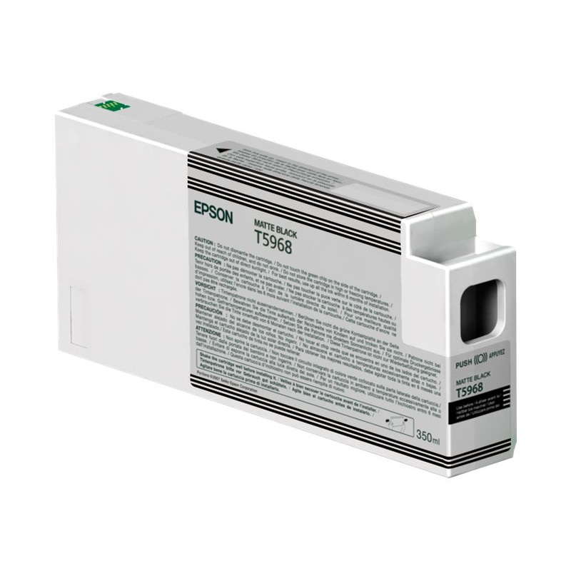 Epson Singlepack Matte Black T59680N UltraChrome HDR 350 ml, Epson Epson, T5968, Epson T5968 - matte black - original - ink c