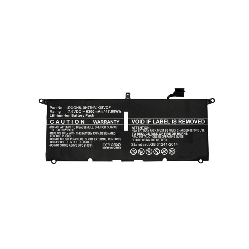 DELL baterija DXGH8 0DXGH8 P115G P82G P103G P113G CP etikėtes nuotrauka
