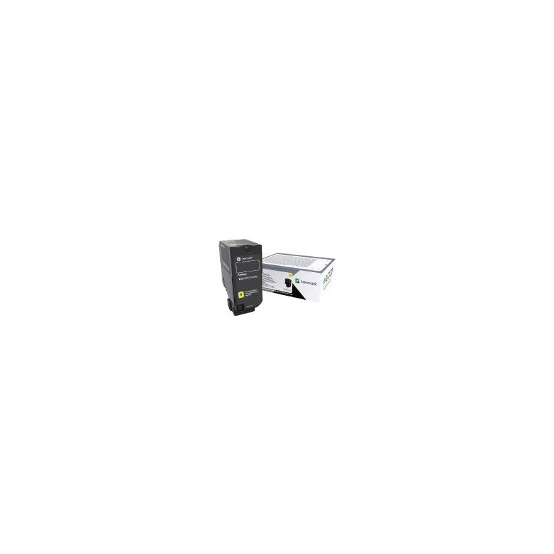 Lexmark Standard Yield Toner Cartridge, Cartridge, Yellow