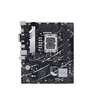 Asus | PRIME B760M-K D4 | Processor family Intel | Processor socket  LGA1700 | DDR4 DIMM | Memory slots 2 | Supported hard disk 