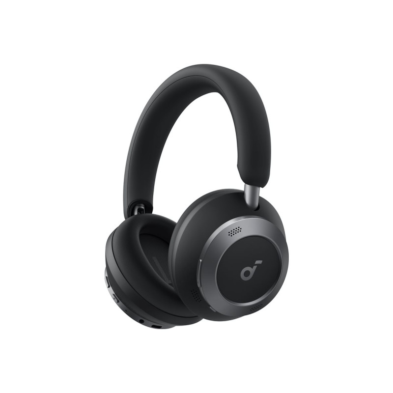 Anker Soundcore, Foldable Headphones, Space One Pro, Bluetooth, Over-ear, Microphone, Jet Black