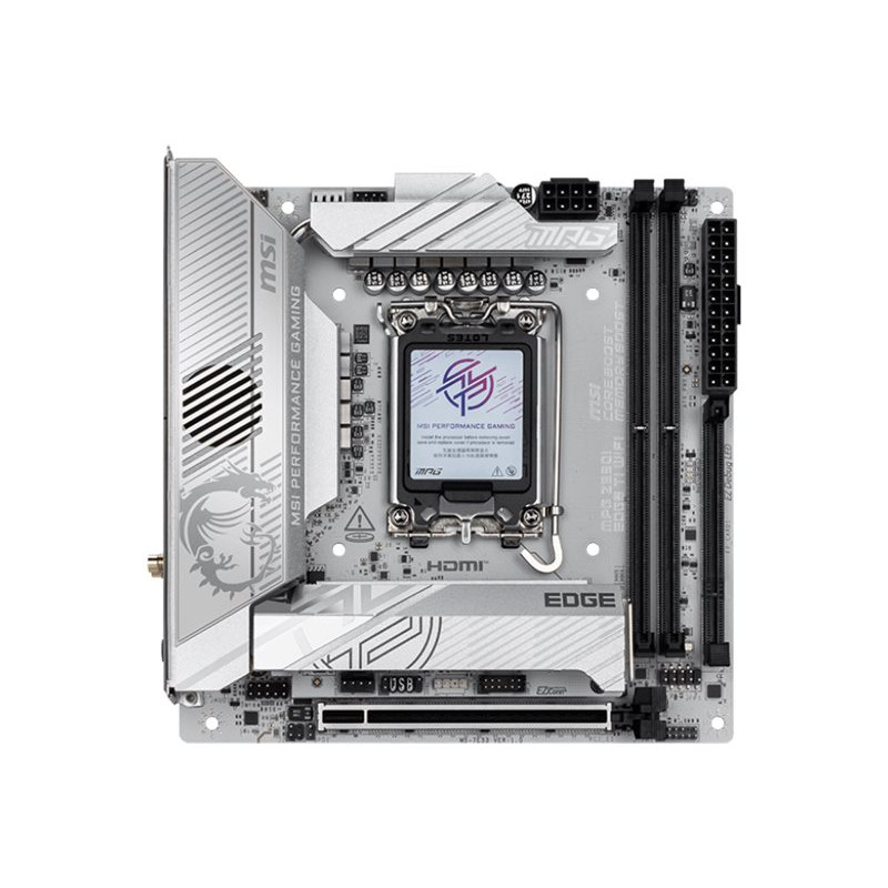 MSI MPG Z890I EDGE TI WIFI, Processor family Intel, Processor socket LGA1851, Supported hard disk drive interfaces SATA, M.2