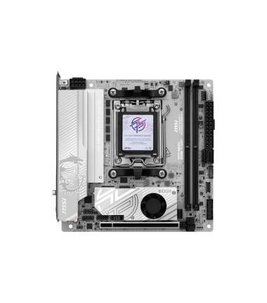 MSI MPG B850I EDGE TI WIFI, Processor family AMD B850, Processor socket AM5, DDR5, Supported hard disk drive interfaces SATA