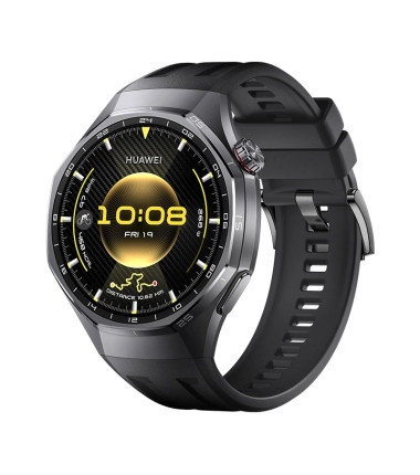 Huawei, WATCH GT 6 Pro 46mm, Smart watch, GPS (satellite), AMOLED, 1.47 inches, Waterproof, Black