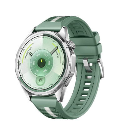 Huawei, WATCH GT 6 46mm, Smart watch, GPS (satellite), AMOLED, 1.47 inches, Waterproof, Green