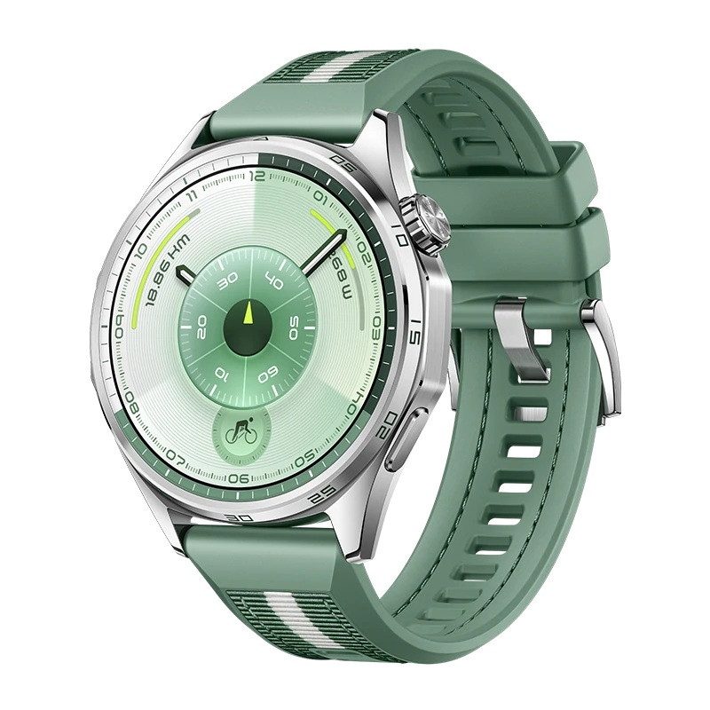 Huawei, WATCH GT 6 46mm, Smart watch, GPS (satellite), AMOLED, 1.47 inches, Waterproof, Green