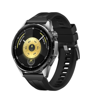 Huawei, WATCH GT 6 46mm, Smart watch, GPS (satellite), AMOLED, 1.47 inches, Waterproof, Black