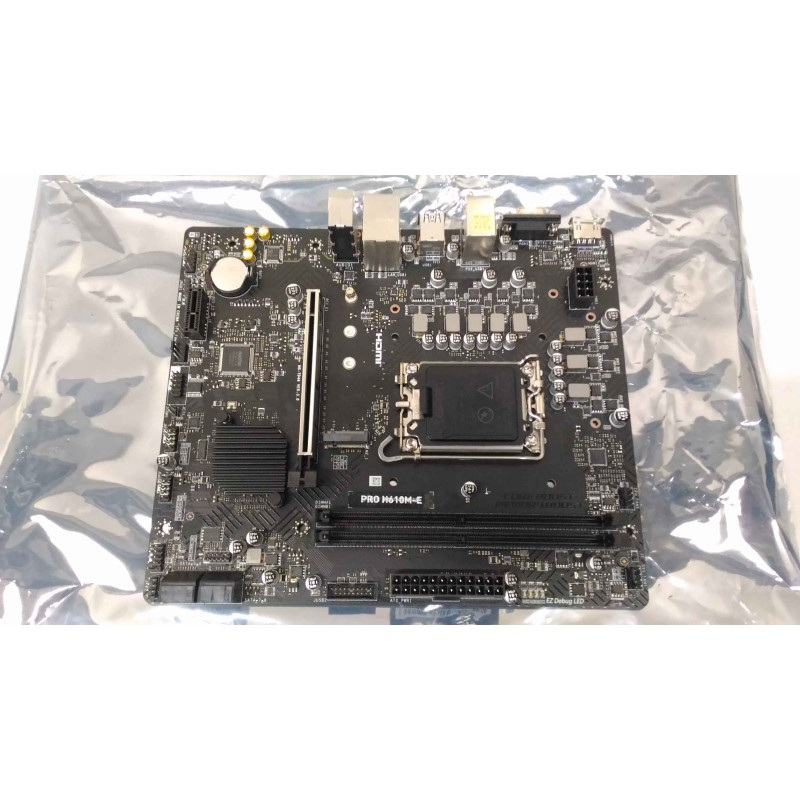 SALE OUT. MSI PRO H610M-E, Processor family Intel, Processor socket LGA1700, Supported hard disk drive interfaces SATA, M.2