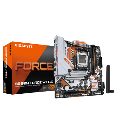 Gigabyte B850M FORCE WIFI6E (rev. 1.0), Processor family AMD, Processor socket AM5, DDR5, Supported hard disk drive interfac