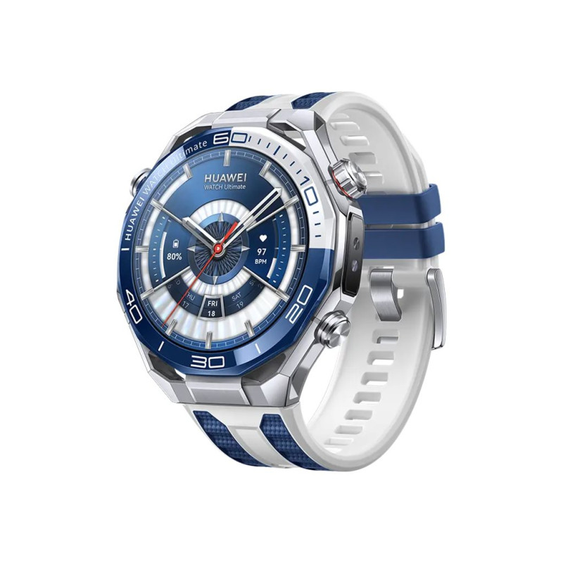 Huawei, Ultimate 2, Smart watch, GPS (satellite), AMOLED, 1.5 inches, Waterproof, Blue