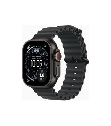 Apple, Watch Ultra 3, Smart watch, GPS (satellite), LTPO OLED Always-On Retina display, Black Titanium