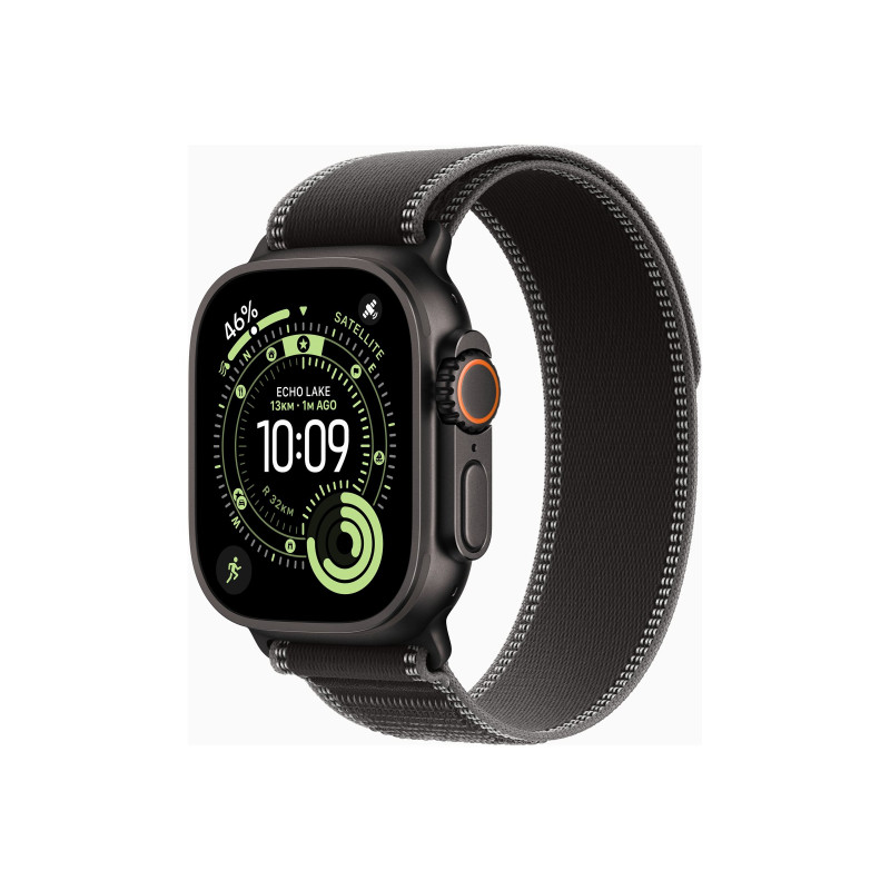 Apple, Watch Ultra 3 GPS + Cellular, Smart watch, Always-On Retina, 49 mm, Black/Charcoal