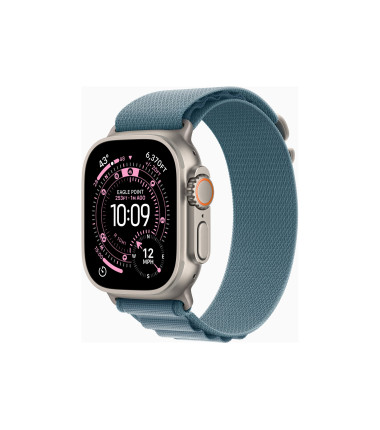 Apple Watch Ultra 3 GPS + Cellular 49mm Natural Titanium Case with Light Blue Alpine Loop - Medium, Apple
