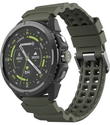 Hammer, Watch 2, Smart watch, AMOLED, 1.5”, Military Edition