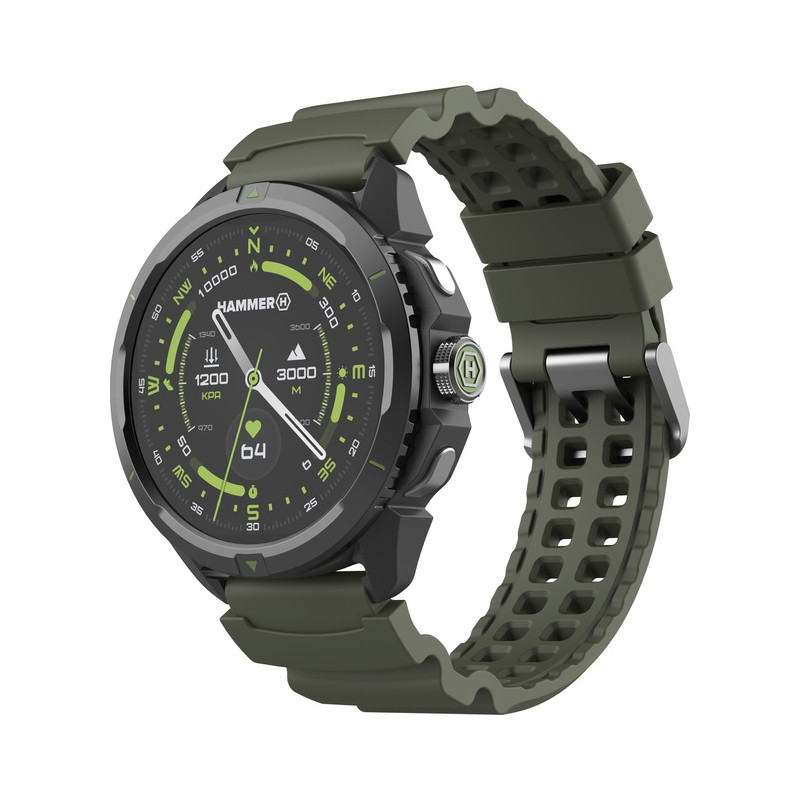 Hammer, Watch 2, Smart watch, AMOLED, 1.5”, Military Edition