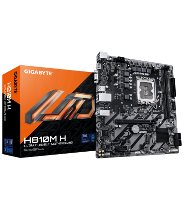 Gigabyte H810M H, Processor family Intel, Processor socket LGA1851, DDR5, Supported hard disk drive interfaces SATA, M.2, N