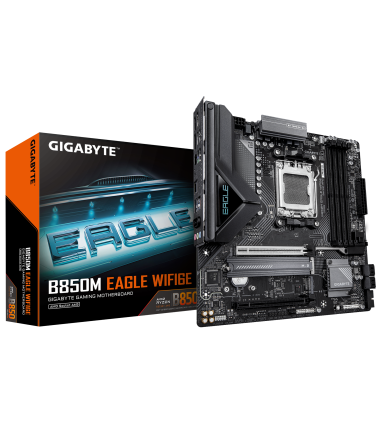 Gigabyte B850M EAGLE WF6E, Processor family AMD, Processor socket AM5, DDR5, Supported hard disk drive interfaces SATA, M.2