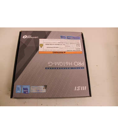 SALE OUT. MSI PRO H610M-G, Processor family Intel, Processor socket LGA1700, DDR5, Supported hard disk drive interfaces SATA